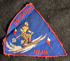 Vintage Brighton Ski Resort And Snow Turtle Utah Patches 1950s