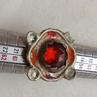 Magnificent Rare Ancient Silver Roman Ring Artifact Stunning Red Gemstone Unique