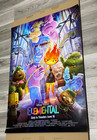 Disney Pixar Elemental Movie Poster Double Sided Ds 27x40 New Authentic Original