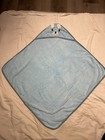Cute Blue Bear Hooded Baby Towel-soft Microfiber-new   Snuggly-3ftx3ft