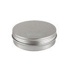 5 10 30 50 80 100 150ml Empty Silver Aluminium Jar Cosmetic Tin Sample Container