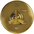 New Newport Brass 201-1 03n 8  Ithaca Shower Arm With Flange - Polished Brass