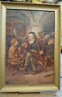 Vintage 14 5  X 10  German Painting On Board  just Reduced 