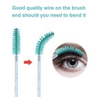 100pcs Disposable Eyelash Brush  Mascara Wands Makeup Brushes Applicators Kit   