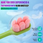 6 Pack Extra Soft Toothbrushes For Adults - 10 000 Ultra Soft Bristles For Se   
