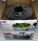 Lot Of 2 - Oxo Good Grips Salad Spinner Clear Bowl One-hand Pump