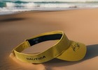 Avp Pro Beach Volleyball Hat Cap Strap Back Yellow Mens One Size Signed Nautica