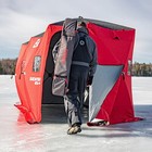 Eskimo Quickfish 6hd  Pop-up Portable Ice Shelter  Red black  6-person