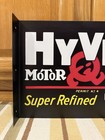 Hyvis Motor Oil Flange Sign 2 Sided Gas Garage Parts Vintage Style Wall Decor