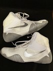 Nike Tawa Flyknit Wrestling Shoes Men Size 10 White   Silver Ci2952-100 No Box