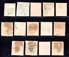 Austria 1850-1861 First Issues Of Austria Lot Of 14 All Used