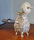 Antique Sterling Silver Chocolate Pot By Ate De Groot Boersman