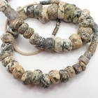 30  Strand Mali Granite Stone Africa Dogon Trade Beads Ancient Old Antique