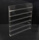 Nail Polish Organizer Hanging Wall Rack 108 Bottle Clear Acrylic 6 Shelf Display