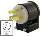15a 125v Nema 5-15p 3-prong Multi-angle Elbow Regular Household Plug Assembly
