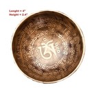 Qt S Ancient Design Hand-hammered Tibetan Singing Bowl Set For Master Chakra    