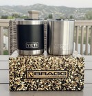 Yeti Rambler 10oz Lowball Bragg Crane Heavy Transport 75th Anniversary Box Set