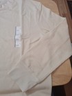 New Men s Size Large Woven Long Sleeve Shirt  Ivory By Goodfellow