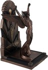 Art Deco Style Male Figure Single Bookend  cold Cast Copper 