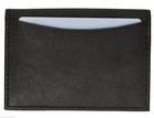 New 100  Leather Bi-fold Credit Card Holder Black  70