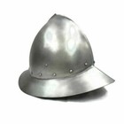 Halloween Kettle Hat Armor Helmet Medieval Knight Crusader Steel Armor Helmet