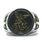 Catholic Cross Rings - Saint Michael Archangel Round Ring Men Fashion Jewelry