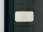 Element Card 1g American Flag 999 Fine Silver Bars Holds Valcambi Bullion Wallet