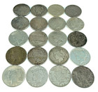 Roll Of 20 Mixed  1 Cull Peace Dollars - Various Dates   20 Face 90  