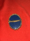 Rare Antique Vintage Brooch Pin Gold Tone Resin Evening Cocktail Jewelry