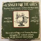 Antique 1920s Child   s Singer Sewing Machine With Box Vintage