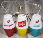 Vtg Schlitz Beer Sconces Hanging Wall Lamp 60s Plastic Plug In Lights Read Desc