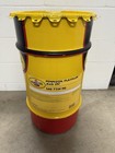 16 Gallon Pennzoil Motor Grease Garage Man Cave Trash Can Oil Drum W lid 27x14