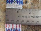 Native American Indian Style Beaded 11 4  X 20  Sew-on Strip