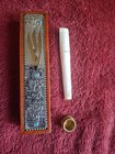 Vintage   Wood Hand Made Mezuzah   