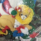 Bucilla Christmas Stocking Gallery Of Stitches Felt  Peace On Earth Kit 1994 Vtg