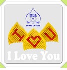 1000 Pre-folded Triangles Pieces - Red Color 