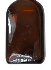 Old Plain Brown Liquor Bottle Empty 3 4 Pint 6 5 X 2 75 X 2 25 Inches