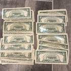 Lot Of 40 1963  5 Five Dollars Legal Tender Red Seal Notes Free Shipping