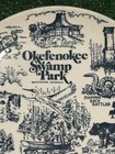 Okefenokee Swamp Park Souvenir Plate Waycross Georgia Wildlife Vintage 9   