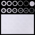 100 Pack Clear Coin Capsule Round Plastic Holder Container Storage Box Case 30mm