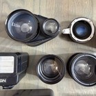 Vintage Camera Lens Flash Lot Soligor 135mm Lentar Zykkor Nissin Bell Howell
