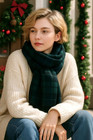 Achillea Oversized Scottish Tartan Plaid Shawl Wrap     Soft Cashmere Feel Winter