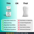 1-3x Deos Internal Deodorant Supplement     Full Body Deodorizer -  30 Capsules 