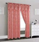 4 Pc Window Set Solid Mauve Curtains Panels Drapes Pair Valance 84 Inch Darkenin