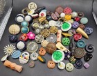 Lot Of Vintage Plastic Celluloid Buttons Realistic Fun   Interesting Premium