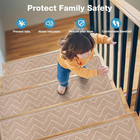 Stair Treads For Wooden Steps  15 Pack 8 x30  Non-slip Indoor Carpet Stair Tread