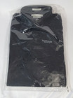 Van Heusen Men s Lux Sateen Black Dress Shirt 14 5 32 33 Regular Fit New
