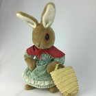 Beatrix Potter Mrs  Rabbit Flopsy Bunny Dressed Peter Vintage Plush Eden