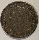 1870 Victoria 10 Cent Silver