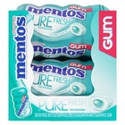 Mentos Gum Curvy Bottle Wintergreen  50 Piece  6 Per Box  6 Per Case